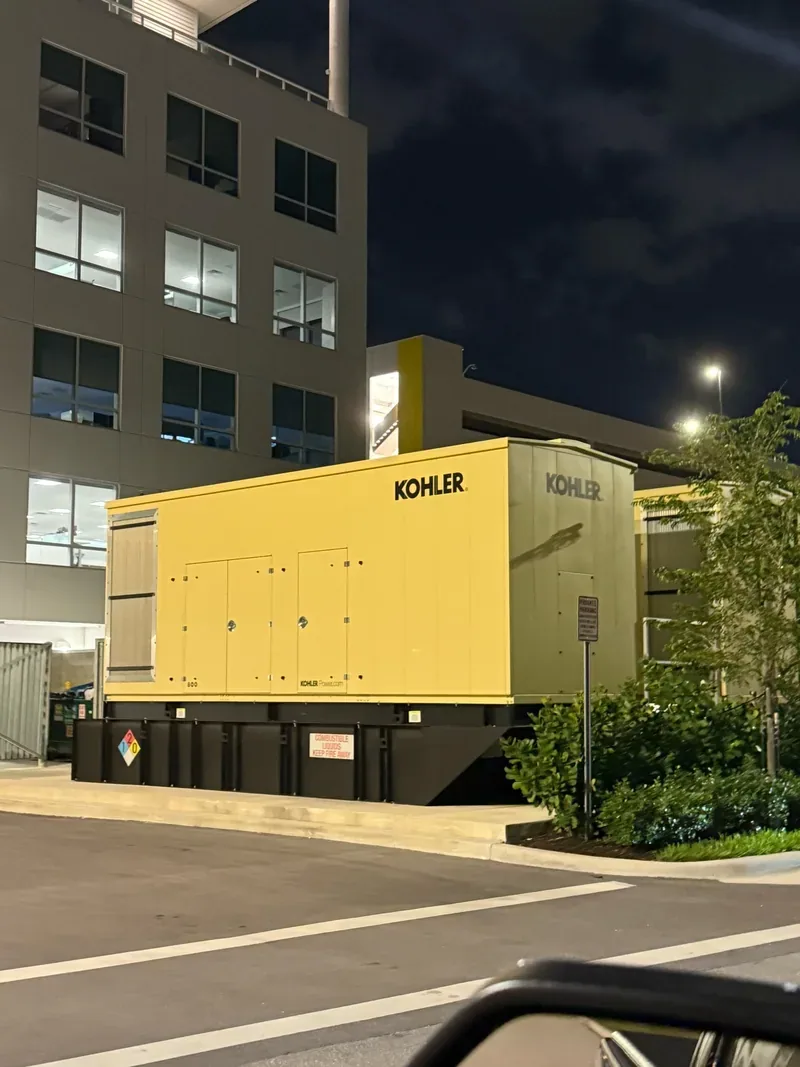 Kohler standby generator set outside a building — Appleton, WI